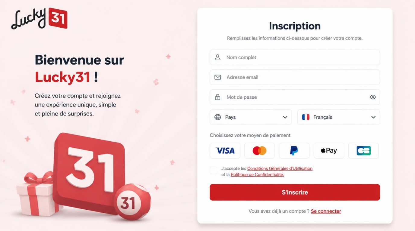 Formulaire dâinscription francophone et premier dĂ©pĂŽt simplifiĂ©